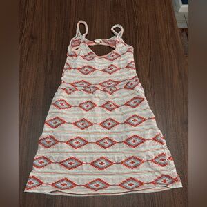 OBEY PROPAGANDA SUMMER TANK DRESS AZTEC PRINT OPEN BACK Size S